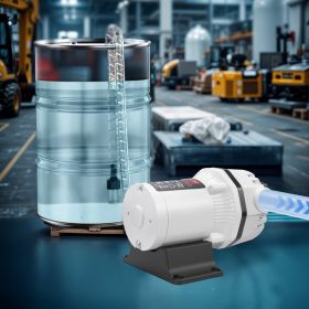 DEF Transfer Pump 9 GPM DC 12V For Diesel Exhaust Fluid Diaphragm Self Priming (Option: Grey)