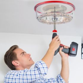 Adjustable Hole Saw Cutter Kit, 1-5/8' To 8' (40-200 Mm), Twin Blade Recessed Hole Saw With PC Dust Shield, Two Replaceable Pilot Drill Bits, For (Option: Grey)